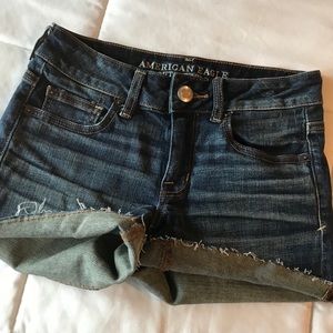 AEO jean shorts